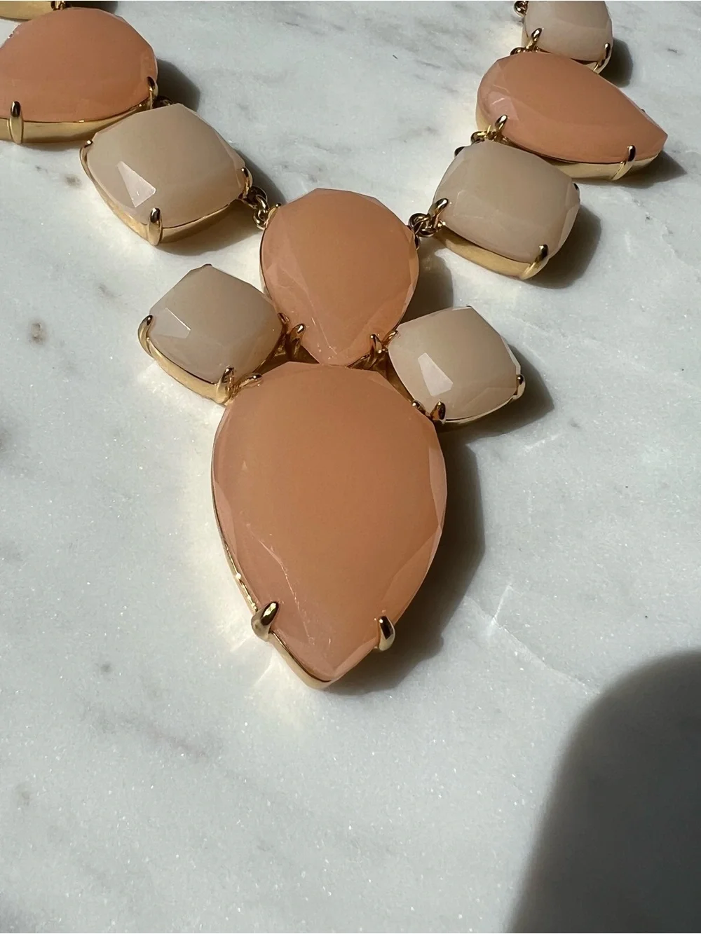 Kate Spade Statement Necklace in Blush Pink Like New